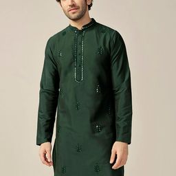 KISAH Men Embellished Gotta Patti Kurta-95