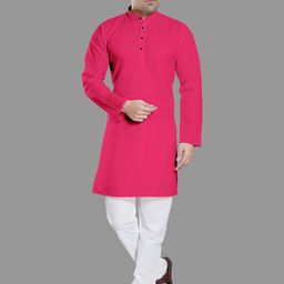 DIVISIVE Men Regular Kurta with Pyjamas image 1