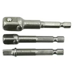 Yato YT-04686 3 Pcs SDS Socket Driver Set of Sizes 1/4, 3/8, 1/2 Socket Adaptor for Drill Nut Driver-43