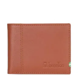 United Colors of Benetton Mace Tan Casual Leather Bi-Fold Wallet for Men-16