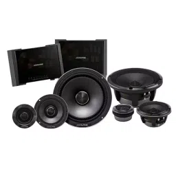 Alpine Status 300 W 6.5 inch 3-Way Component Speaker System Black, HDZ-653-20