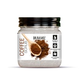 DR.RASHEL Coffee Scrub Face & Body,Re-Sculpting Scrub for Brightening Vitamin & Dark Circle (380 Ml) image 1