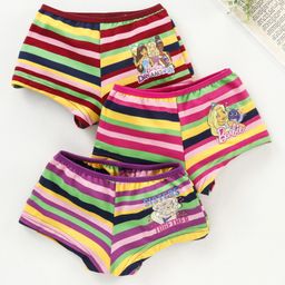 Red Rose Panties Barbie Print Pack of 3 - (Color May Vary)-image-8