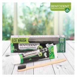 Bentodent Earthy Natural Charcoal Activated Toothpaste With Bamboo Tooth Brush - 100 g-25
