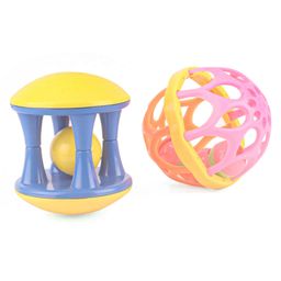 Ratnas Baby Gift Rattles Set Pack of 2- Color May Vary-13