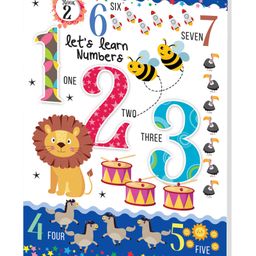 Let's Learn Giant Board Book: Numbers - Large Board Book with Beautifully Illustrated Images for Children to Learn-image-26