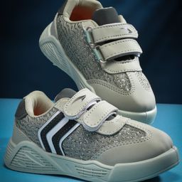 asian Floral Designed Velcro Closure Sneakers - Pista-picture-16