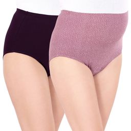 Bella Mama Cotton Elastane High Coverage Dot Print Panty Set Pack Of 2 (Colour May Vary)-picture-44