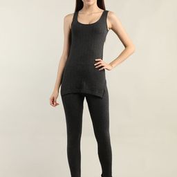 NEVA Women Scoop Neck Sleeveless Thermal Set-image-13