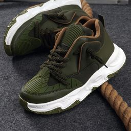 LeatherKraft Men Mesh Walking Non-Marking Shoes-picture-17