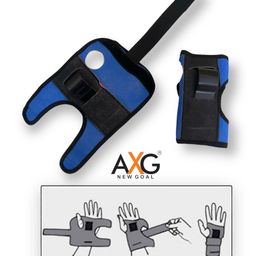 AXG NEW GOAL Unique design Quintessential Durable & Stylish Protective Kit Skating Guard Combo  - Blue image 3
