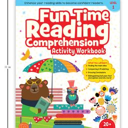 wonder house books Fun Time Reading Comprehension - Activity Workbook For Children - Level 1 image 3