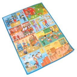 Ratnas Our Helpers Activity Mat With Flash Cards - Multicolor image 4