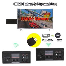 Amisha Gift Gallery Video Game for TV Wireless Retro Video Game Console with 1500+ Classic Games, 1080P Plug and Play Handheld Game Console, HDMI Output for TV with Dual 2.4G Wireless Controllers image 4