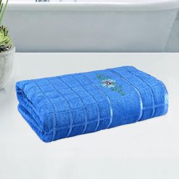 Kuber Industries Blue Striped 250 GSM Bath Towel-image-72