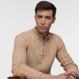 French Connection Open Knit Pure Cotton Sweater-image-67
