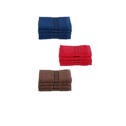 kopa BIANCA Multicoloured Set of 12 Solid 380 GSM Cotton Face Towels image 2