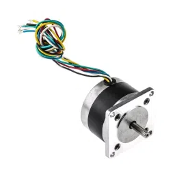 RS PRO Hybrid Stepper Motor 400 mA 12 V 1.8 Degree Step Angle 56.4x56.4 mm, 1805281-67