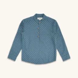 Pantaloons Junior Teal Blue Cotton Printed Full Sleeves Shirt-picture-4