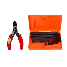 GLOBUS 915 Hand Tool (Allen Key Set/9 Pcs, 6" Wire Cutter) (Set Of 2 Pcs)-32