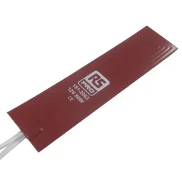 RS PRO Silicone Heater Mat 80 W 50x203 mm 12 V DC, 1812063-20