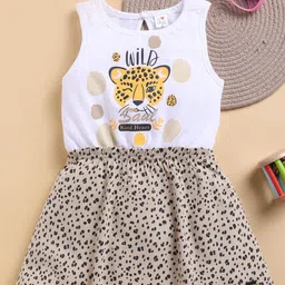 I LOVE MOM Girls Yellow Dresses-37