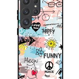 QRIOH Typography Printed Samsung Galaxy S25 Ultra Back Case Mobile Accessories-30