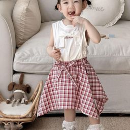 LULU & SKY Girls Printed Top with Skirt-picture-41