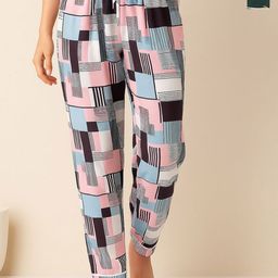 ETC Women Pack Of 2 Printed Mid-Rise Lounge Pants-picture-35
