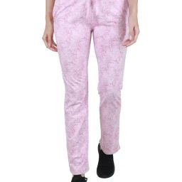 Monte Carlo Mauve Regular Fit Mid Rise Pants-38
