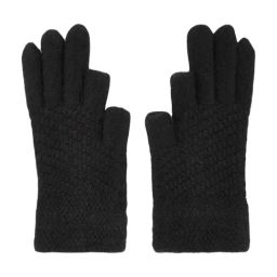 Byford by Pantaloons Black Solid Gloves-image-65