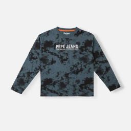Pepe Jeans Kids Blue Tie Dye T-Shirt-image-44