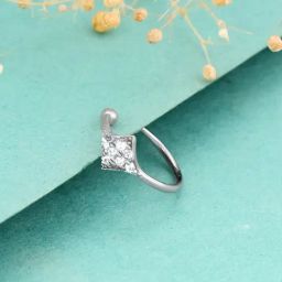 GIVA 92.5 Sterling Silver Timeless Simplicity Nosepin for Women-image-35