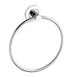 Clinton Stainless Steel Round Towel Ring Wall Mount for Bathroom (Pack of 2)-image-63