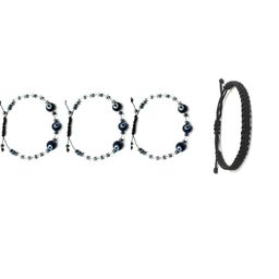 Dynamic Retail Global Unisex 4 Peice Evil-Eye Charm Drawstring Bracelets image 4