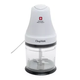 SWISS MILITARY Vegetable Chopper Chopmate Series 250 W Plastic Black & White-image-77
