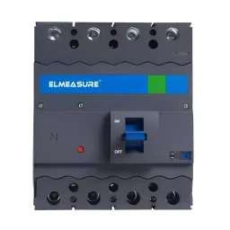 Elmeasure 4 Pole Thermal Magnetic MCCB Ewave Series with 320-400 A Current Rating and 36 kA Breaking Capacity, E4N400D0400-25