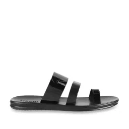 Mochi Men's Black Toe Ring Sandals-image-74