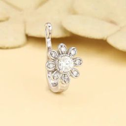 GIVA 92.5 Sterling Silver Floral Fantasy Nosepin for Women-image-40