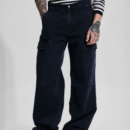 Snitch Men Snitch Black Mid-Rise Loose FitJeans-image-74