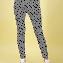 POOJARAN SAREE Women Printed High Rise Tights-image-71