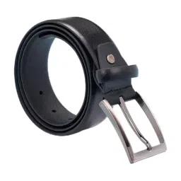 Byford by Pantaloons Black Solid Leather Formal Belt for Men-picture-45