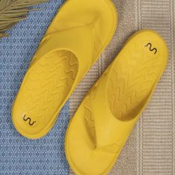 Doubleu Men's Yellow Flip Flops-image-39
