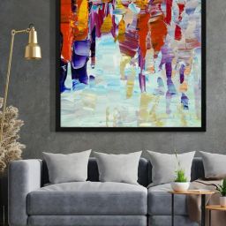 999Store Printed Multicolor Canvas Wall Art-image-96