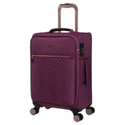 it luggage Bewitching Purple Cabin 20 inches Expandable Soft Case Luggage Trolley with TSA Lock-6