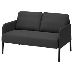 ikea glostad 2-seat sofa, Knisa dark grey-picture-13