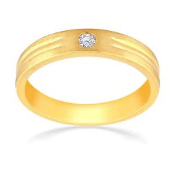 Malabar Gold and Diamonds 18k Gold Band Ring for Women-image-31