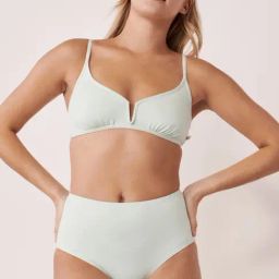 La Vie En Rose Mint Green Bralette Bikini Top-image-55