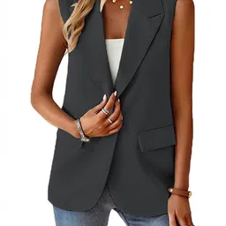 KPOP Women Open Front Jacket-picture-2