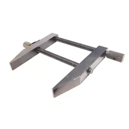 A.D INTERNATIONAL Tool Maker Parallel Clamp with 5 inch (125 mm) Jaw Width and Threaded Screw Handle for DIY and Craft Machine, CJ-H3UM-IOGP-35